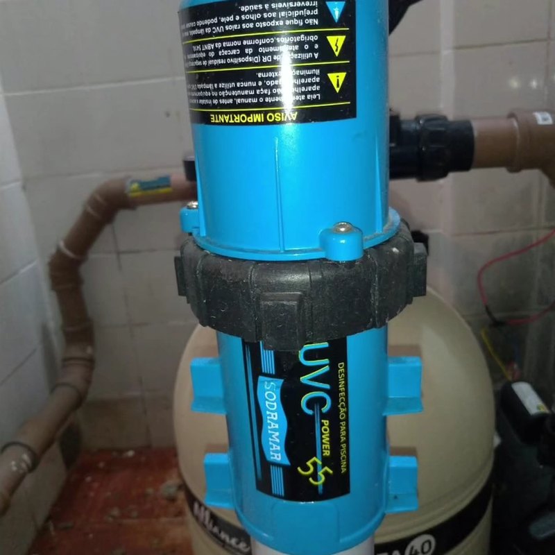 Instalação de lâmpada UV - Radical Piscinas