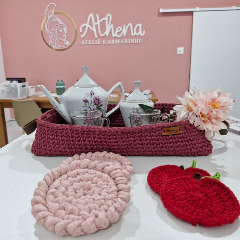 Peças artesanais - Athena Ateliê e Armarinho